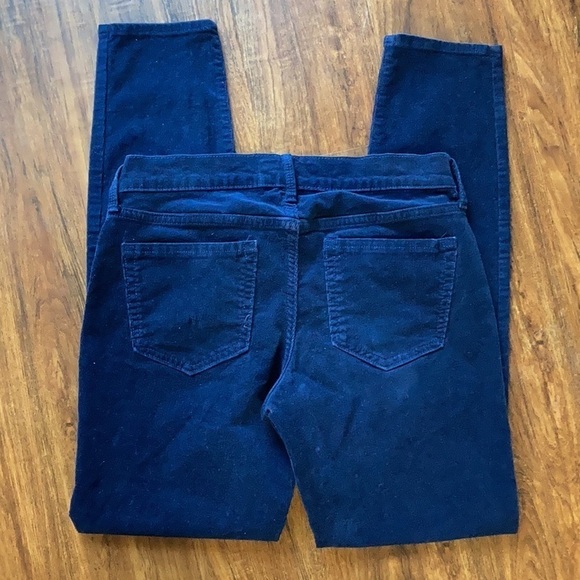 Old Navy blue corduroy rockstar pants size 6 - Picture 7 of 7